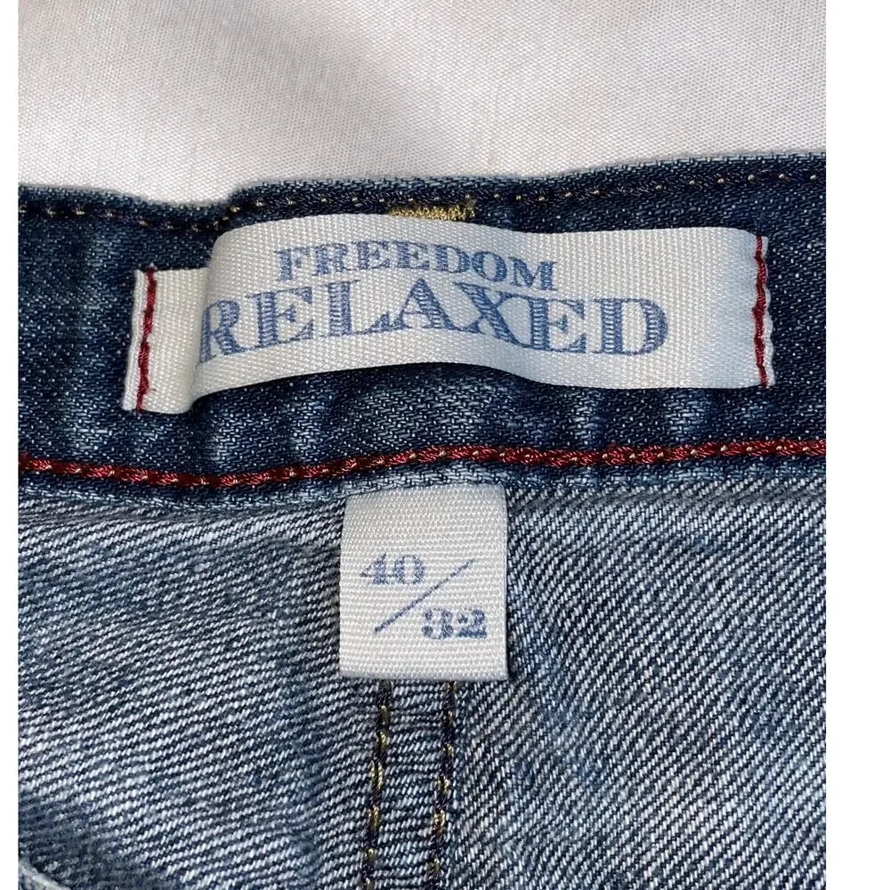 Hilfiger Brand Denim MCMLXXXV Jeans - Men's 40 x‎ 32 - Freedom Relaxed Fit - Picture 6 of 7